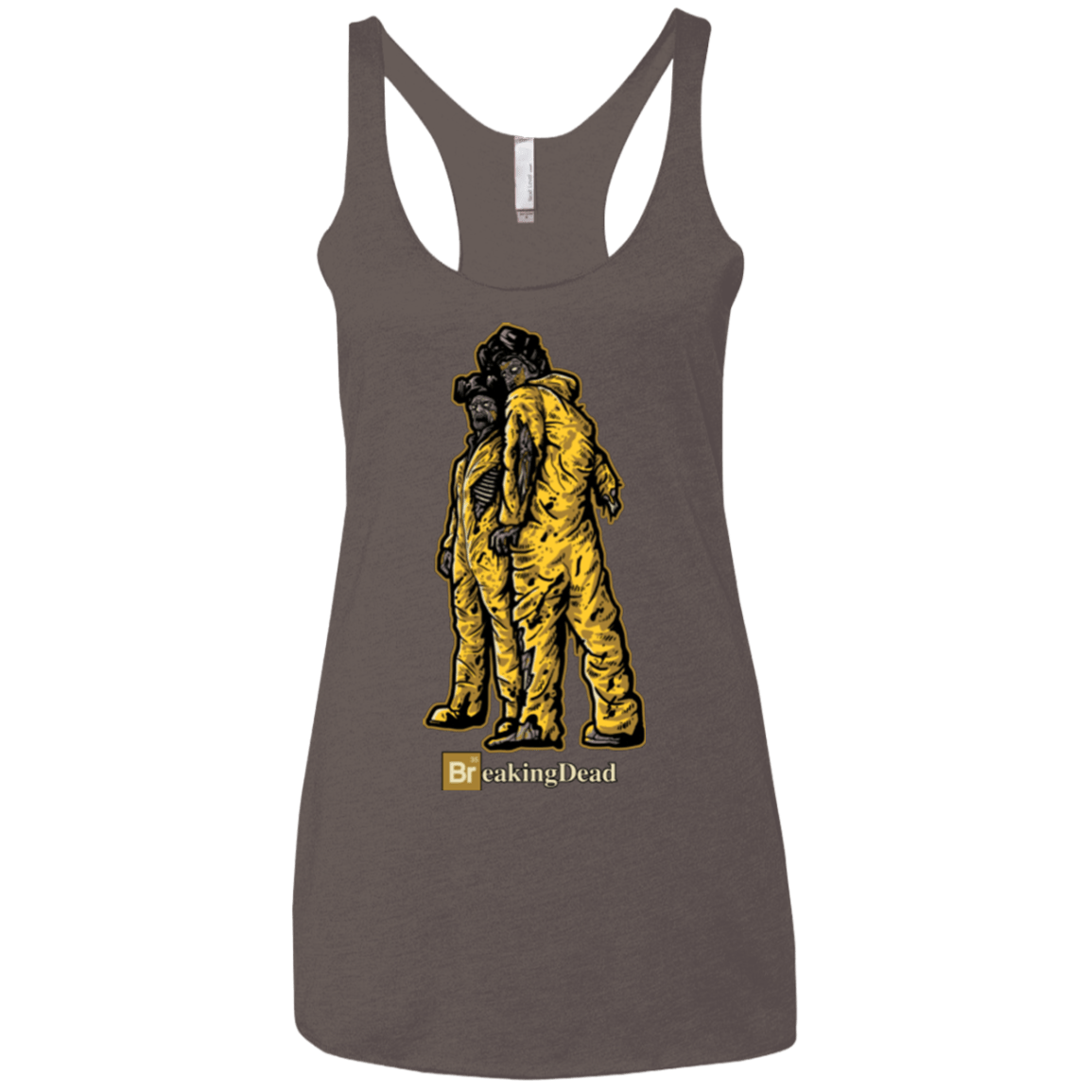 T-Shirts Macchiato / X-Small BREAKING DEAD Women's Triblend Racerback Tank