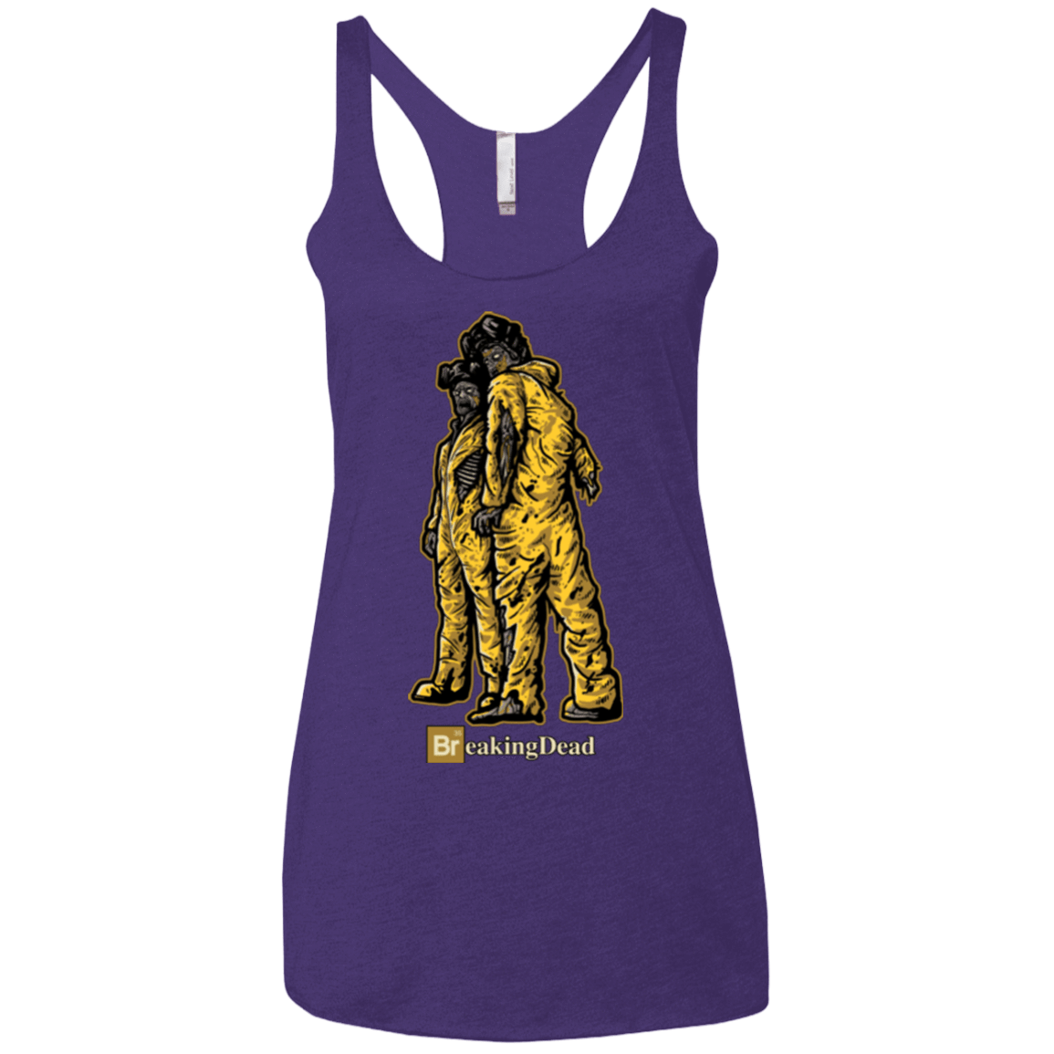 T-Shirts Purple / X-Small BREAKING DEAD Women's Triblend Racerback Tank