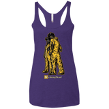 T-Shirts Purple / X-Small BREAKING DEAD Women's Triblend Racerback Tank