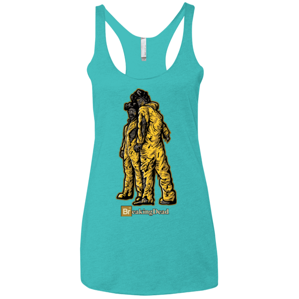 T-Shirts Tahiti Blue / X-Small BREAKING DEAD Women's Triblend Racerback Tank