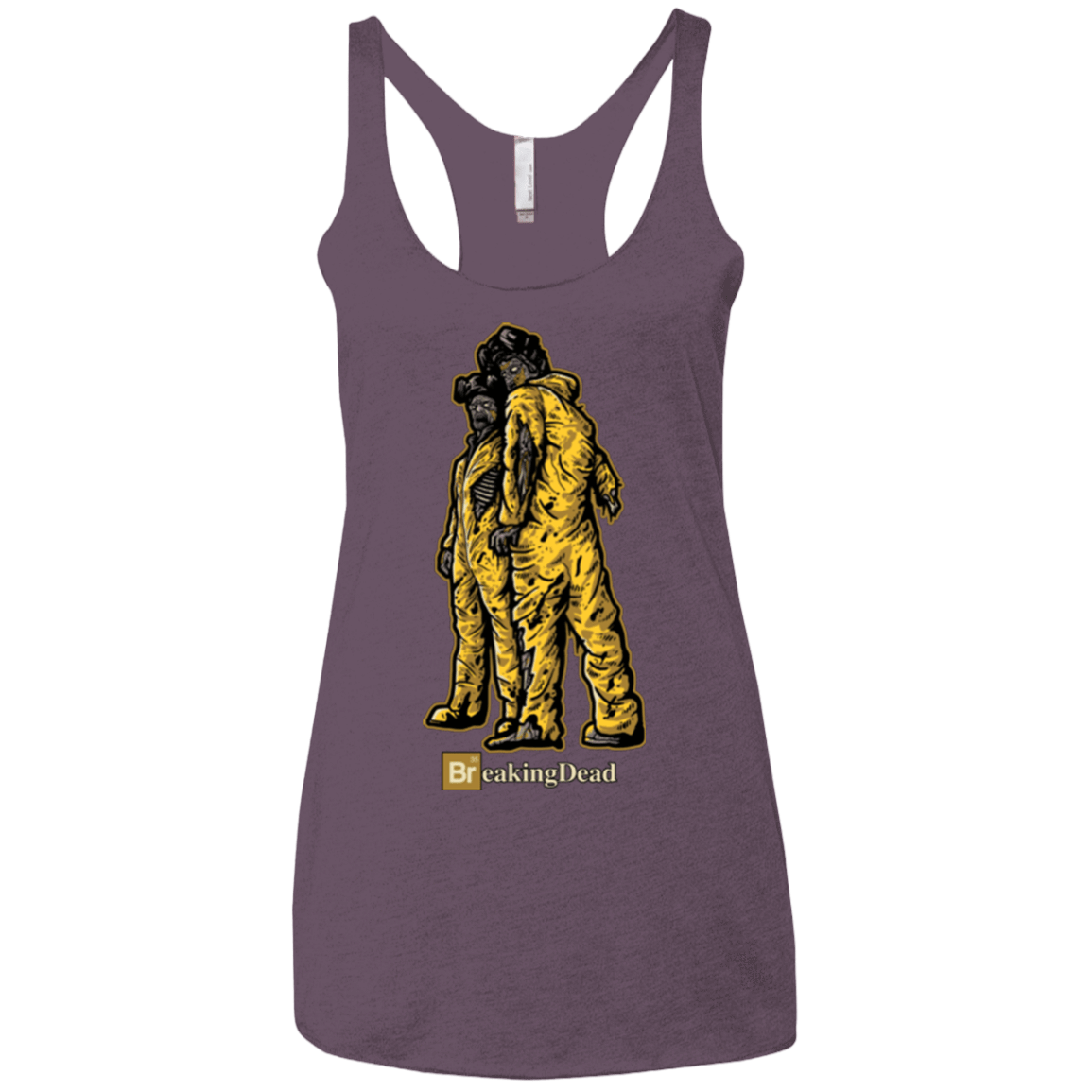 T-Shirts Vintage Purple / X-Small BREAKING DEAD Women's Triblend Racerback Tank