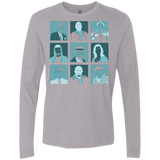 T-Shirts Heather Grey / Small Breaking Pop Men's Premium Long Sleeve