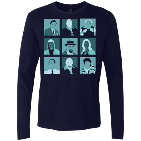 T-Shirts Midnight Navy / Small Breaking Pop Men's Premium Long Sleeve