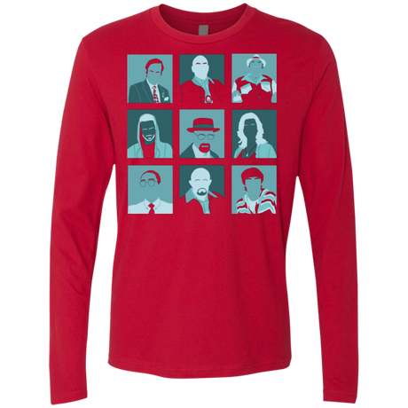 T-Shirts Red / Small Breaking Pop Men's Premium Long Sleeve