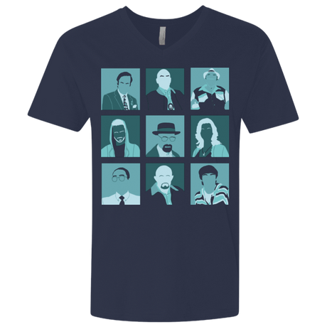 T-Shirts Midnight Navy / X-Small Breaking Pop Men's Premium V-Neck