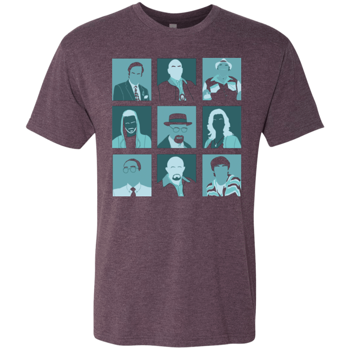 T-Shirts Vintage Purple / Small Breaking Pop Men's Triblend T-Shirt
