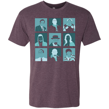 T-Shirts Vintage Purple / Small Breaking Pop Men's Triblend T-Shirt