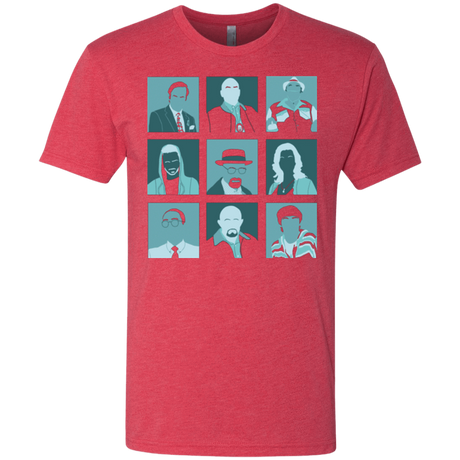 T-Shirts Vintage Red / Small Breaking Pop Men's Triblend T-Shirt