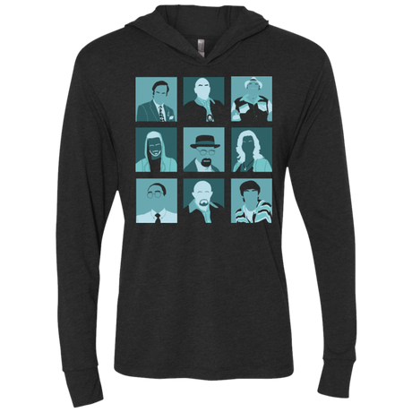 T-Shirts Vintage Black / X-Small Breaking Pop Triblend Long Sleeve Hoodie Tee