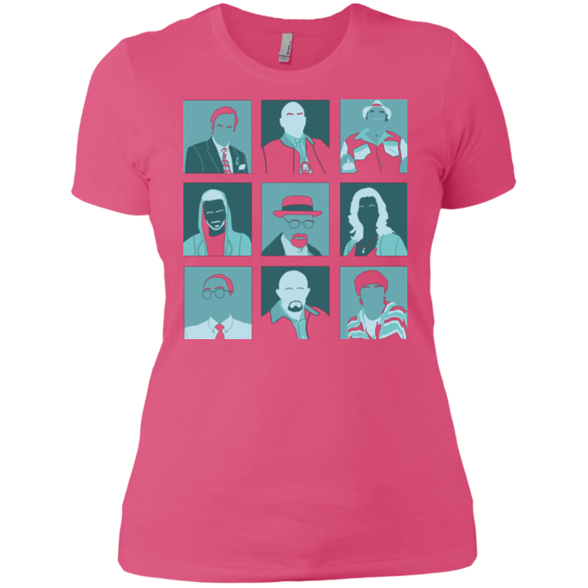 T-Shirts Hot Pink / X-Small Breaking Pop Women's Premium T-Shirt