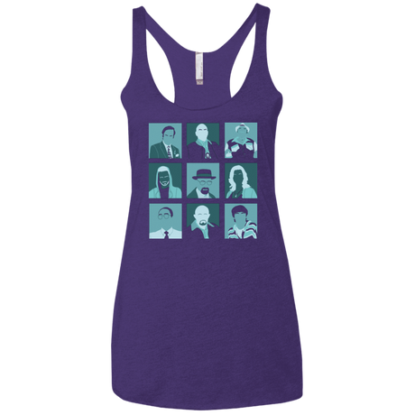 T-Shirts Purple / X-Small Breaking Pop Women's Triblend Racerback Tank