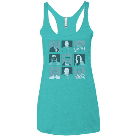 T-Shirts Tahiti Blue / X-Small Breaking Pop Women's Triblend Racerback Tank