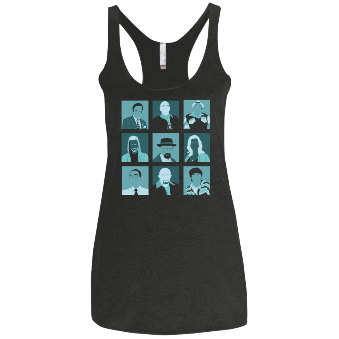 T-Shirts Vintage Black / X-Small Breaking Pop Women's Triblend Racerback Tank