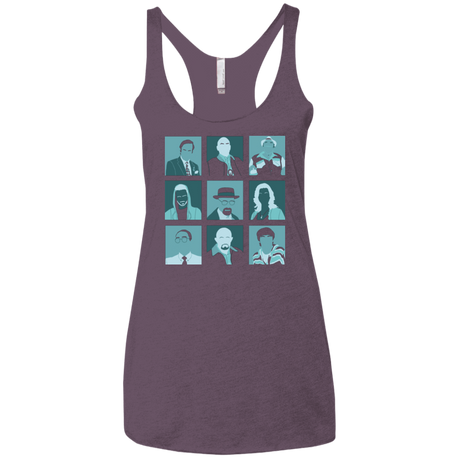T-Shirts Vintage Purple / X-Small Breaking Pop Women's Triblend Racerback Tank