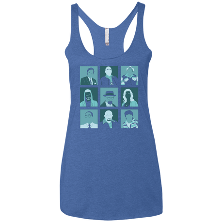 T-Shirts Vintage Royal / X-Small Breaking Pop Women's Triblend Racerback Tank