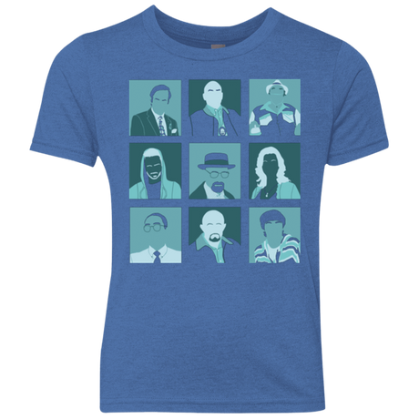 T-Shirts Vintage Royal / YXS Breaking Pop Youth Triblend T-Shirt