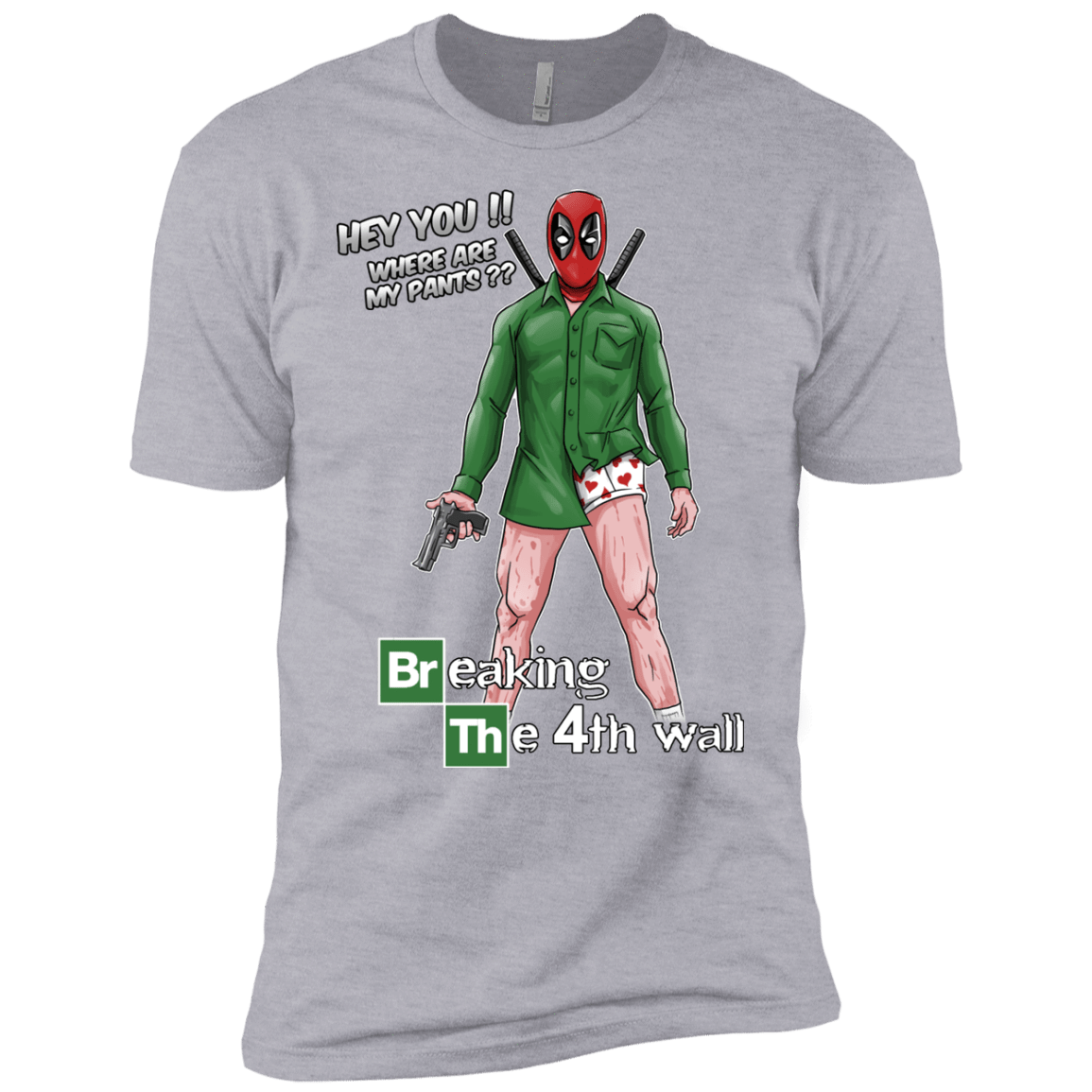 T-Shirts Heather Grey / YXS Breaking the 4th Wall Boys Premium T-Shirt