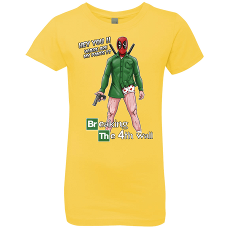 T-Shirts Vibrant Yellow / YXS Breaking the 4th Wall Girls Premium T-Shirt