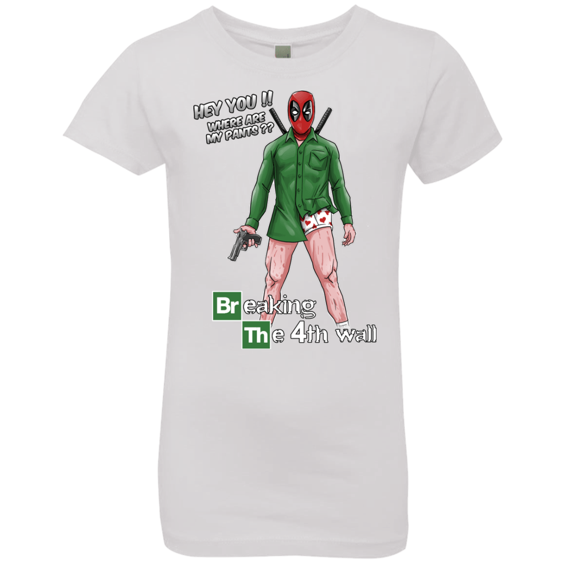 T-Shirts White / YXS Breaking the 4th Wall Girls Premium T-Shirt