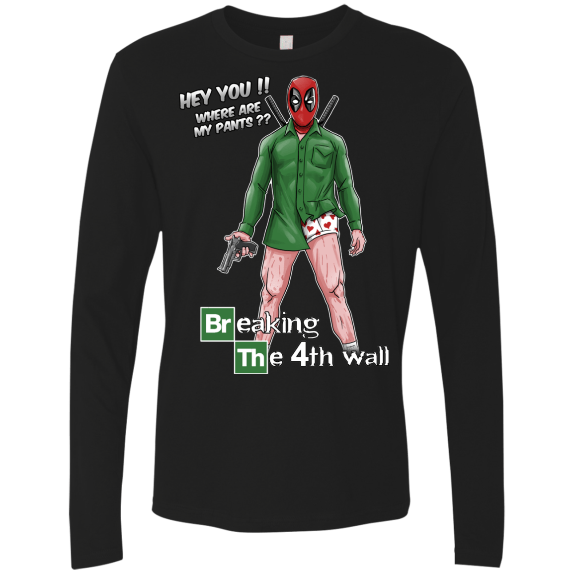 T-Shirts Black / Small Breaking the 4th Wall Men's Premium Long Sleeve