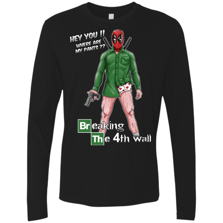 T-Shirts Black / Small Breaking the 4th Wall Men's Premium Long Sleeve