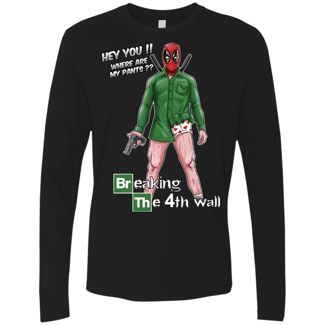 T-Shirts Black / Small Breaking the 4th Wall Men's Premium Long Sleeve
