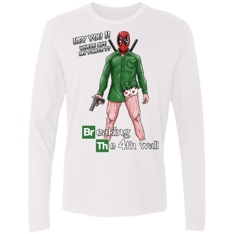 T-Shirts White / Small Breaking the 4th Wall Men's Premium Long Sleeve