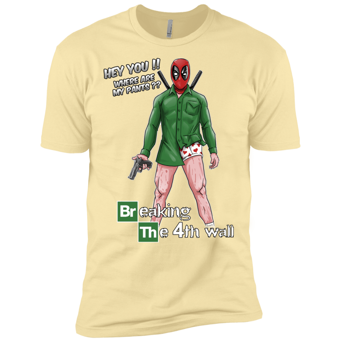 T-Shirts Banana Cream / X-Small Breaking the 4th Wall Men's Premium T-Shirt