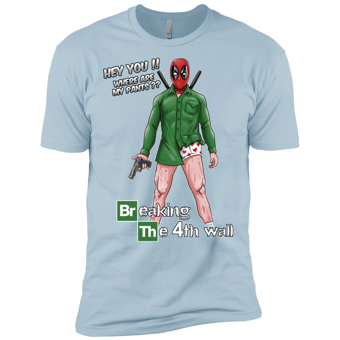 T-Shirts Light Blue / X-Small Breaking the 4th Wall Men's Premium T-Shirt