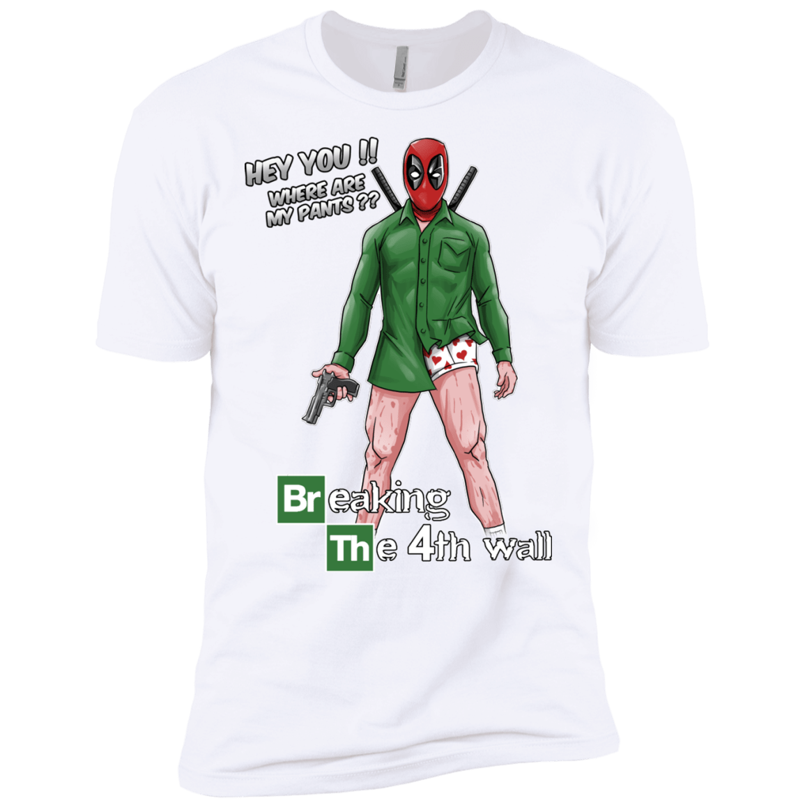 T-Shirts White / X-Small Breaking the 4th Wall Men's Premium T-Shirt