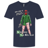 T-Shirts Midnight Navy / X-Small Breaking the 4th Wall Men's Premium V-Neck