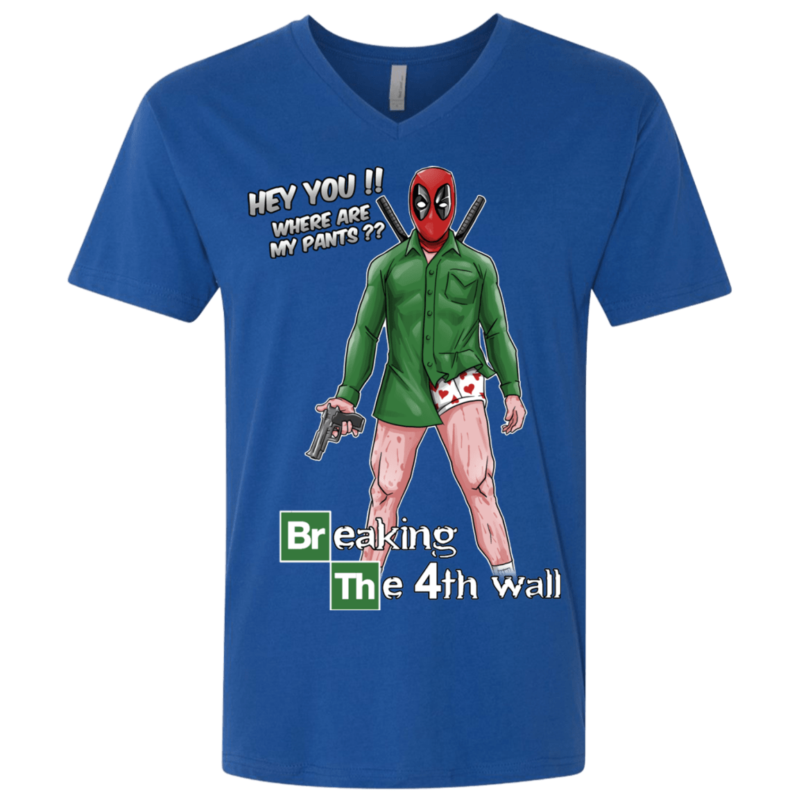T-Shirts Royal / X-Small Breaking the 4th Wall Men's Premium V-Neck