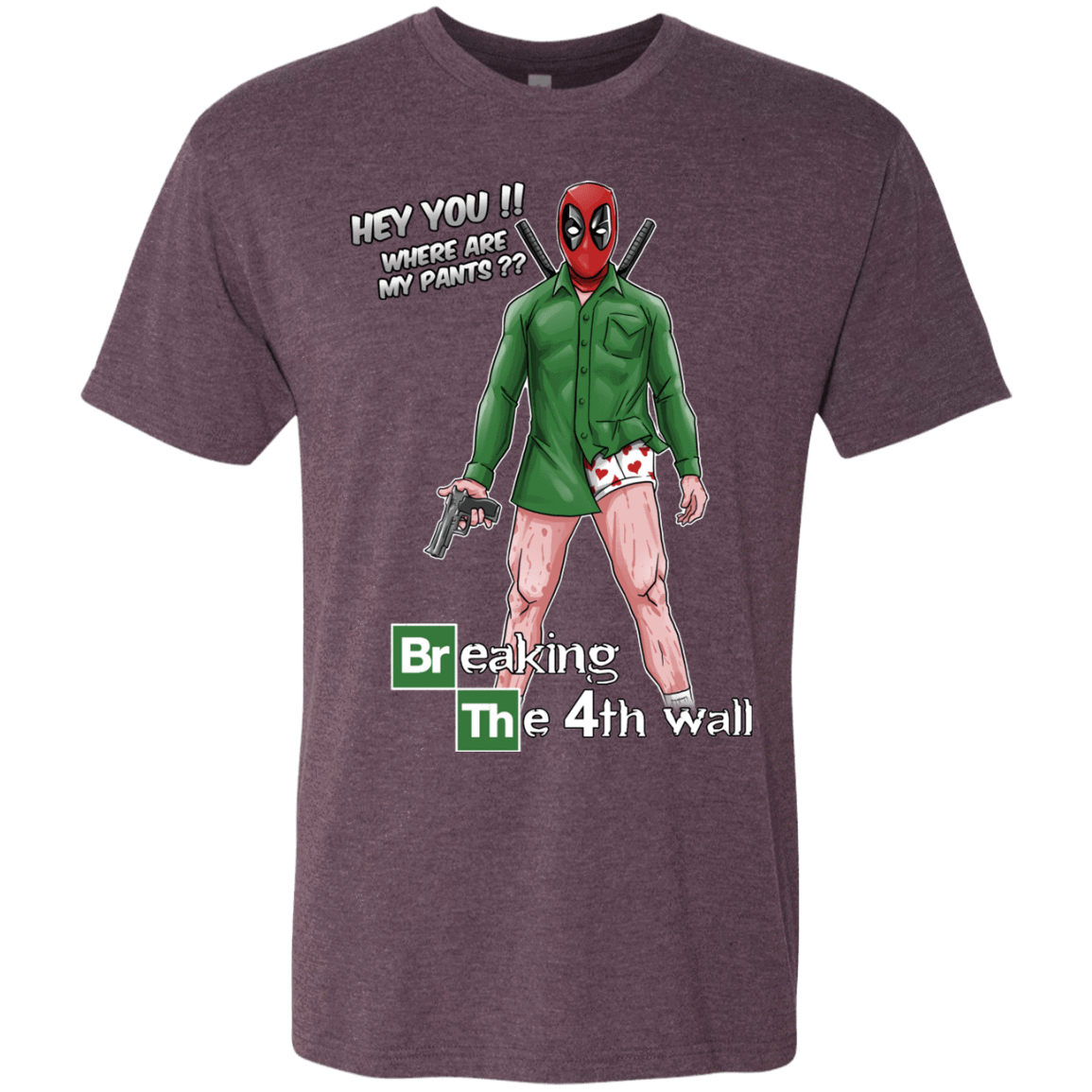 T-Shirts Vintage Purple / Small Breaking the 4th Wall Men's Triblend T-Shirt