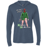 T-Shirts Indigo / X-Small Breaking the 4th Wall Triblend Long Sleeve Hoodie Tee