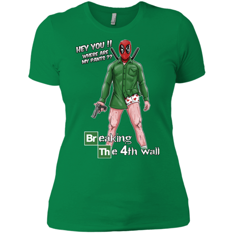 T-Shirts Kelly Green / X-Small Breaking the 4th Wall Women's Premium T-Shirt