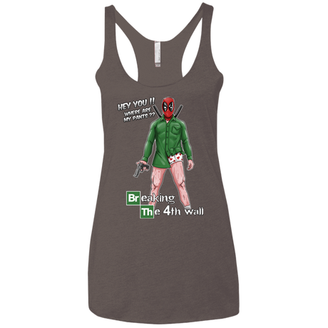 T-Shirts Macchiato / X-Small Breaking the 4th Wall Women's Triblend Racerback Tank