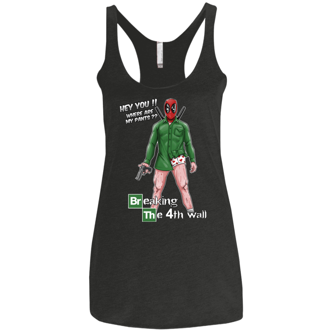 T-Shirts Vintage Black / X-Small Breaking the 4th Wall Women's Triblend Racerback Tank