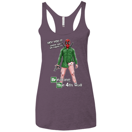 T-Shirts Vintage Purple / X-Small Breaking the 4th Wall Women's Triblend Racerback Tank