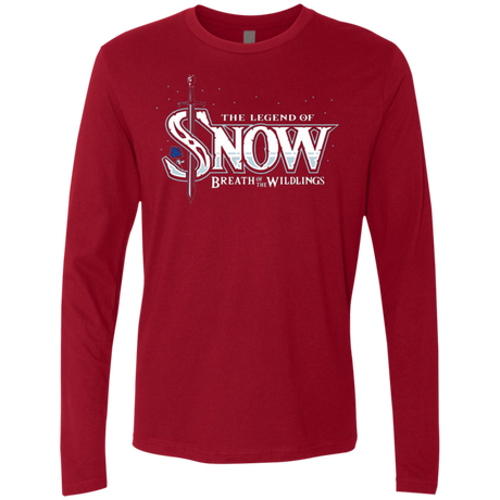 T-Shirts Cardinal / Small Breath of the Wildlings Men's Premium Long Sleeve