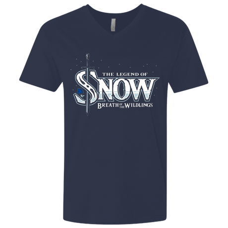 T-Shirts Midnight Navy / X-Small Breath of the Wildlings Men's Premium V-Neck