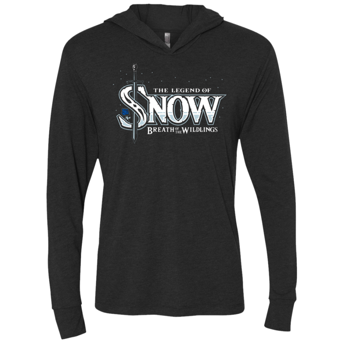 T-Shirts Vintage Black / X-Small Breath of the Wildlings Triblend Long Sleeve Hoodie Tee