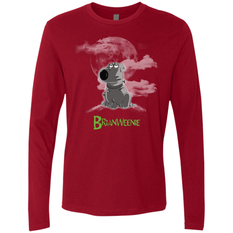 T-Shirts Cardinal / Small Brian Weenie Men's Premium Long Sleeve