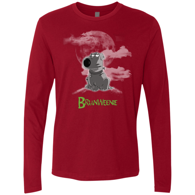 T-Shirts Cardinal / Small Brian Weenie Men's Premium Long Sleeve