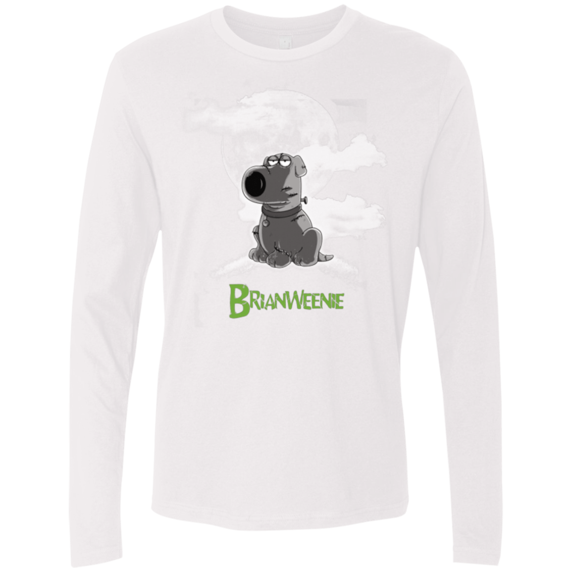 T-Shirts White / Small Brian Weenie Men's Premium Long Sleeve