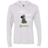T-Shirts Heather White / X-Small Brian Weenie Triblend Long Sleeve Hoodie Tee