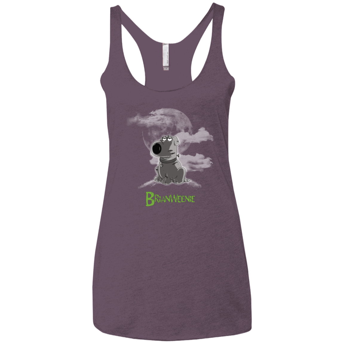 T-Shirts Vintage Purple / X-Small Brian Weenie Women's Triblend Racerback Tank