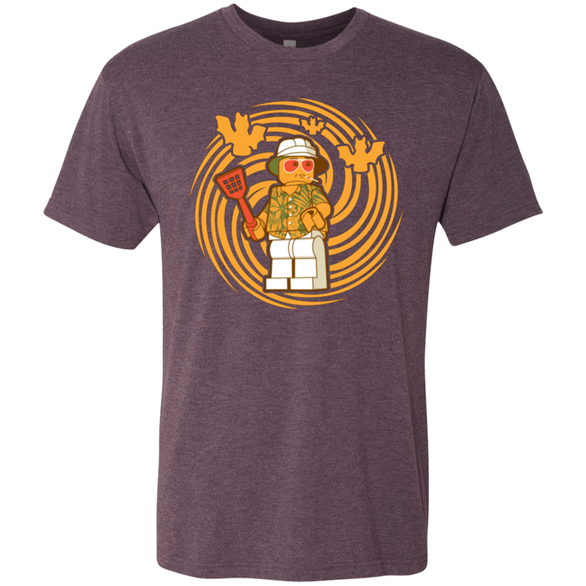 T-Shirts Vintage Purple / Small Brick Country Men's Triblend T-Shirt