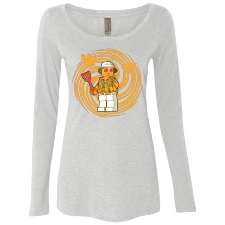 T-Shirts Heather White / Small Brick Country Women's Triblend Long Sleeve Shirt