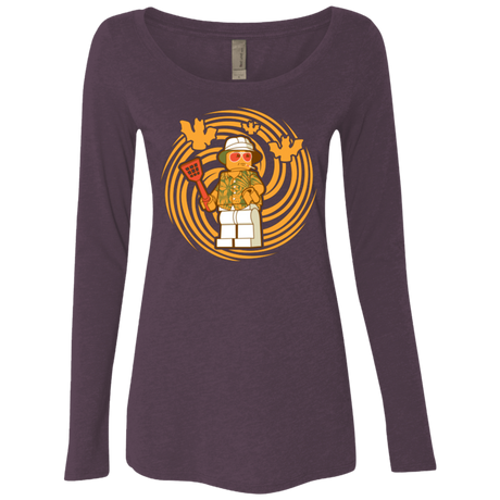 T-Shirts Vintage Purple / Small Brick Country Women's Triblend Long Sleeve Shirt