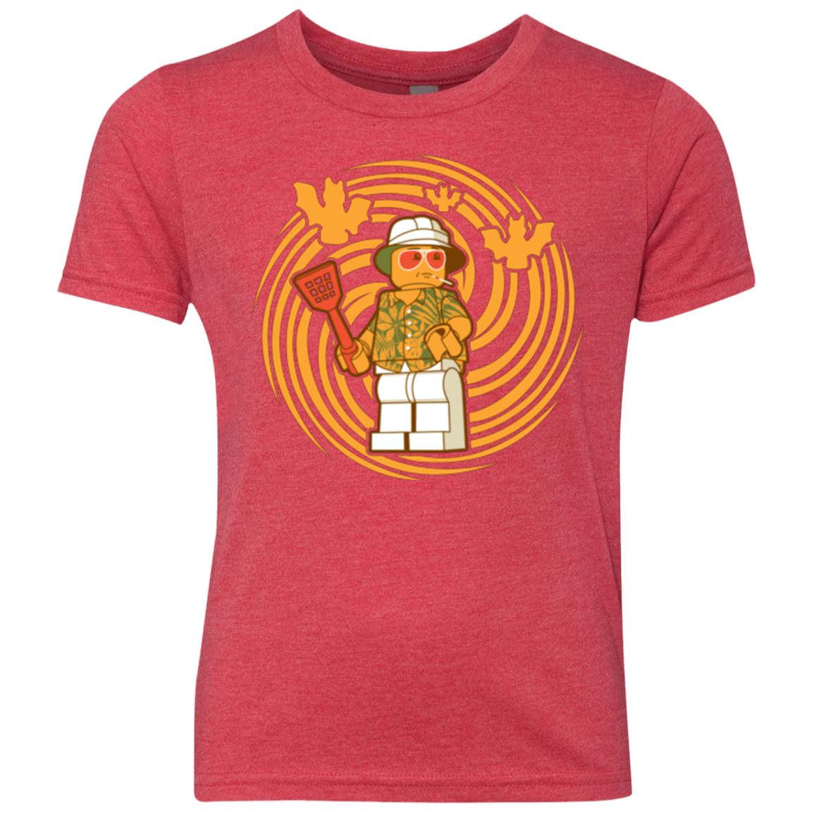 T-Shirts Vintage Red / YXS Brick Country Youth Triblend T-Shirt